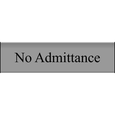 No admittance (Slatz)