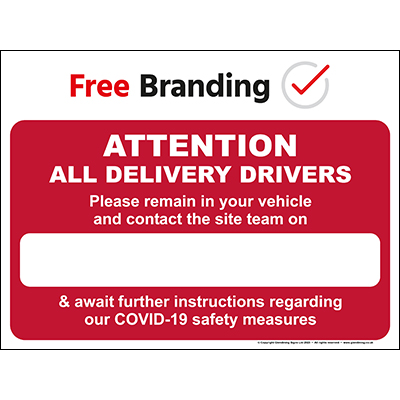 Delivery Drivers Remain In Vehicle And Await Instruction (Quickfit)