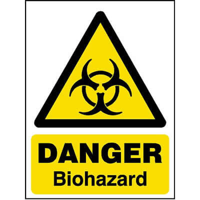 Danger Biohazard Sign