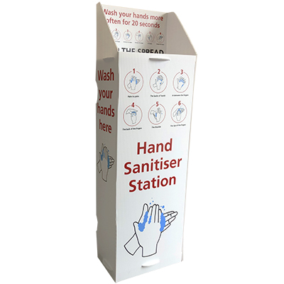 6 Step Hand Wash Sanitiser Station